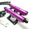 VELOX MOTORSPORTS:A0008PB・ヴェロックス・ベロックス・86/BRZ対応フューエルデリバリーパイプパープル&黒HOSE