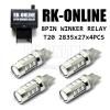 RK-ONLINE LEDウインカーセット:T20 2835x27連x4個+8ピンウインカーリレー:圧倒的な明るさとステルス性を実現!