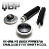 RK-ONLINE:クイックリリースボンネットピン 8mmシャフトタイプ ブラック 2個セット:QRBNPINBK