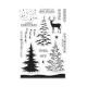 Hero Arts(ヒーローアーツ) - Clear Stamp(クリアースタンプ)- COLOR LAYERING SNOWY TREE
