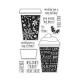 Hero Arts(ヒーローアーツ) - Clear Stamp(クリアースタンプ)- COFFEE CUP TAGS