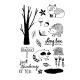 Flora & Fauna(フローラ アンド ファウナ) - Clear Stamp(クリアースタンプ) - Woodland