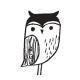 Savvy Stamps(サヴィ スタンプス) - Wood Mounted Stamp(ウッドマウントスタンプ) - Wise Owl