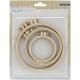 Crate Paper(クレートペーパー) - Craft Market - Wood Hoops6個入り