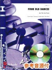 ウィンズスコア】[参考音源CD付] Four Old Dances／4つの古い舞曲 