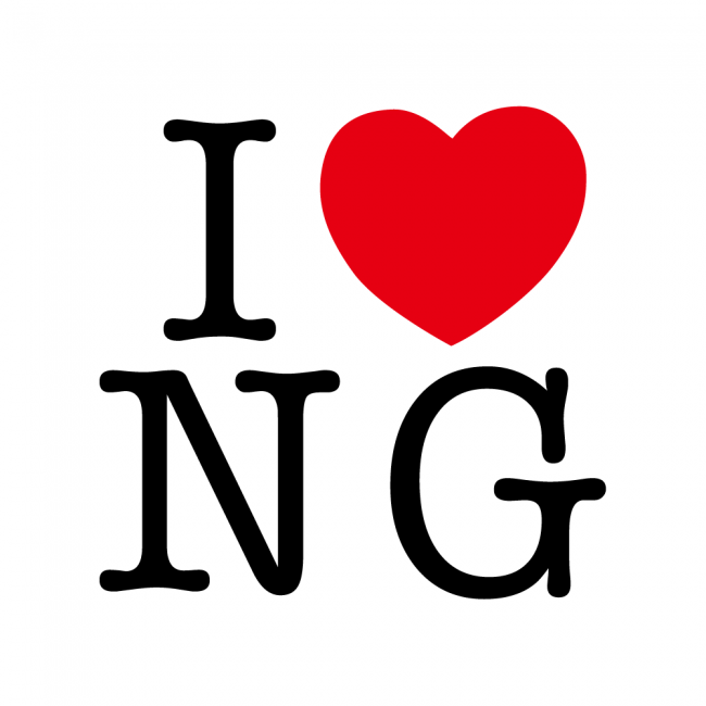 I Love ｎｇ ホワイト 新潟ｔシャツ委員会