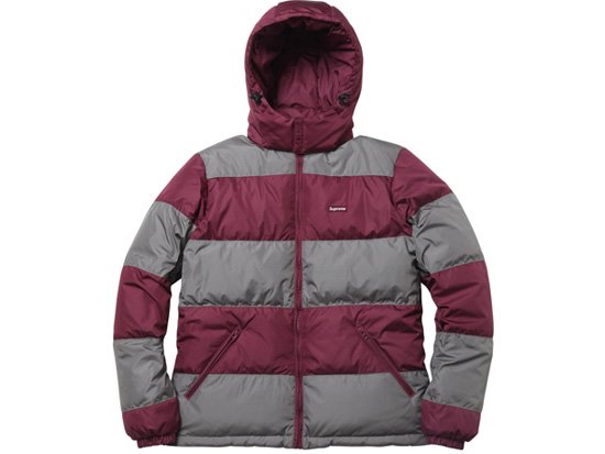 Supreme - Striped Down Jacket - UG.SHAFT