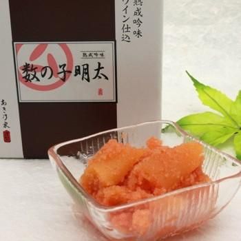 数の子明太 1g ワイン仕込み 辛子明太子あき乃家 女性やお年寄りにも優しい味わいが特徴です 数の子明太 1g ワイン仕込み 辛子明太子あき乃家 女性やお年寄りにも優しい味わいが特徴です
