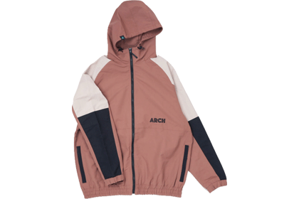 Arch[アーチ] Arch paneled nylon jacket / アーチ パネルド ナイロン ジャケット