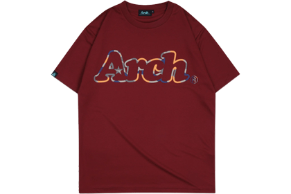 Arch camo outline logo tee / アーチ カモ アウトライン ロゴ Tシャツ