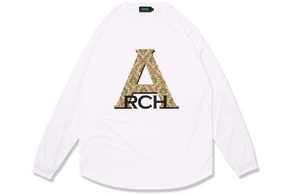 Arch damask lettered L/S tee /  ޥ 쥿 󥰥꡼T