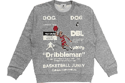 Basketball Junky[バスケットボール ジャンキー] クルースウェットシャツ「The Dribbleman」