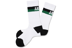 Arch[アーチ] Arch bi-color crew mid. socks / アーチ バイカラー クルー ミドルソックス【A323-105】
