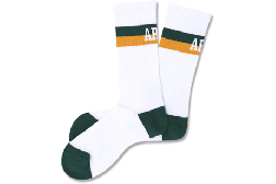 Arch[] Arch bi-color crew mid. socks /  Х顼 롼 ߥɥ륽åA324-105