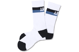 Arch[] Arch bi-color crew mid. socks /  Х顼 롼 ߥɥ륽åA324-104