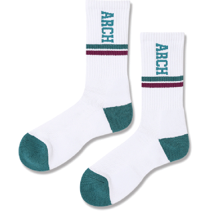 Arch drop line crew mid. socks /  ɥå 饤 롼 ߥɥ륽å