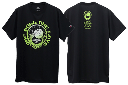 Champion[チャンピオン] PRACTICE TEE「One Ball One Love」 - NAKAGAWA Sports /  横須賀バスケットボール協会事務所 / バスケットボール専門店 [ASICS-アシックス/IN THE PAINT-インザペイント/ON THE 