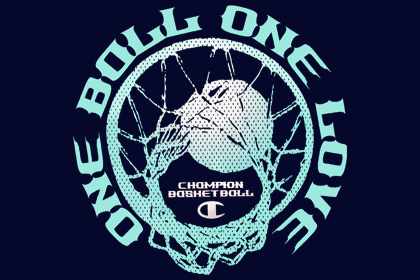 Champion[チャンピオン] PRACTICE TEE「One Ball One Love」 - NAKAGAWA Sports /  横須賀バスケットボール協会事務所 / バスケットボール専門店 [ASICS-アシックス/IN THE PAINT-インザペイント/ON THE