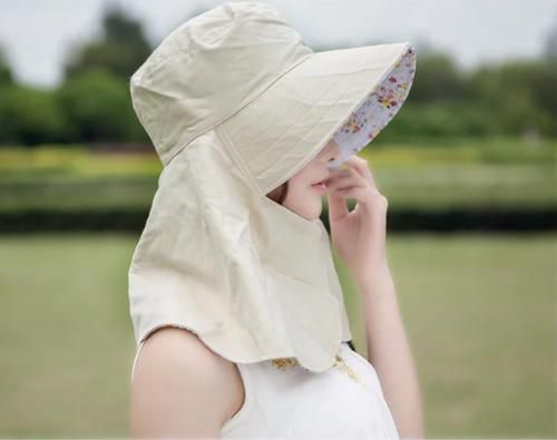 日よけカバー 帽子 オフホワイト 手作り洋服ココナッツ 日よけカバー 帽子 オフホワイト 手作り洋服ココナッツ