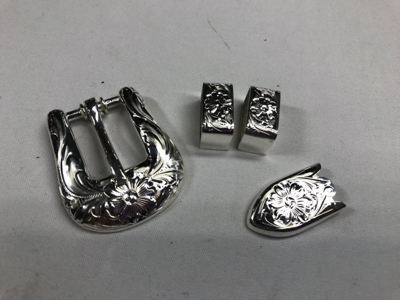 Vogt Silversmith 4pcs. Buckle set 3/4