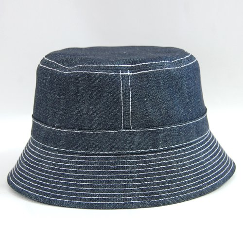 セーラーバケットハット - 日本製 オリジナルデニム帽子 THRIFT