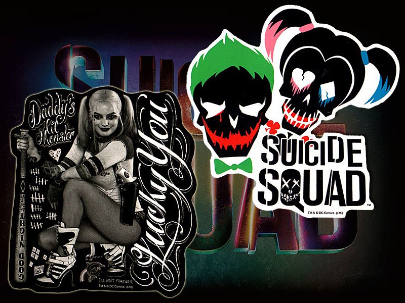 スーサイドスクワッドSUICIDE SQUAD ダイカットステッカー/A:ハーレイ ...