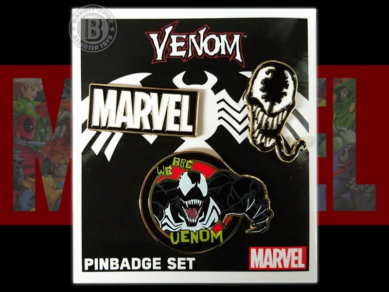 マーベルmarvel ヴェノム We Are Venom アイコンピンバッジセット Bandit Selected Toys