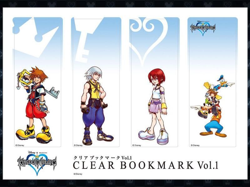 キングダムハーツKINGDOM HEARTS クリアブックマークVol.1 & Vol