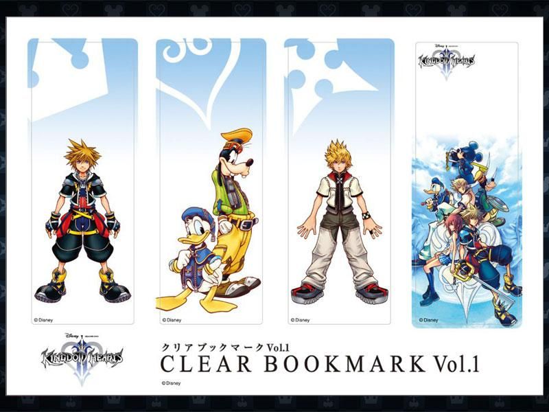 キングダムハーツKINGDOM HEARTS クリアブックマークVol.1 & Vol キングダムハーツKINGDOM HEARTS クリアブックマークVol.1 & Vol