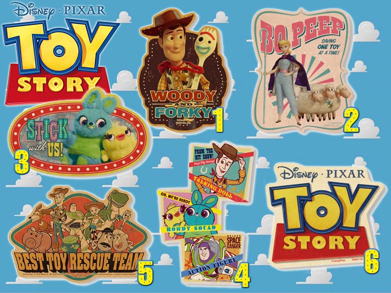 トイストーリーTOY STORY 耐水・耐光トラベルステッカー/トイ