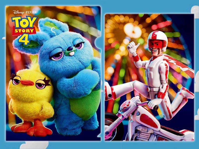 トイストーリーTOY STORY トイストーリー4 A5サイズミニクリアファイル