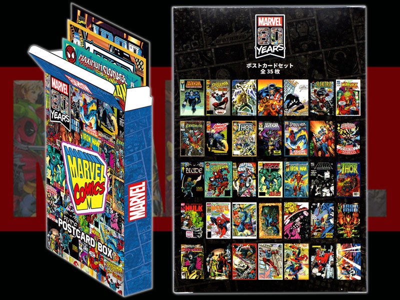 マーベルMARVEL マーベルコミックス80周年記念 コミックデザインポスト 