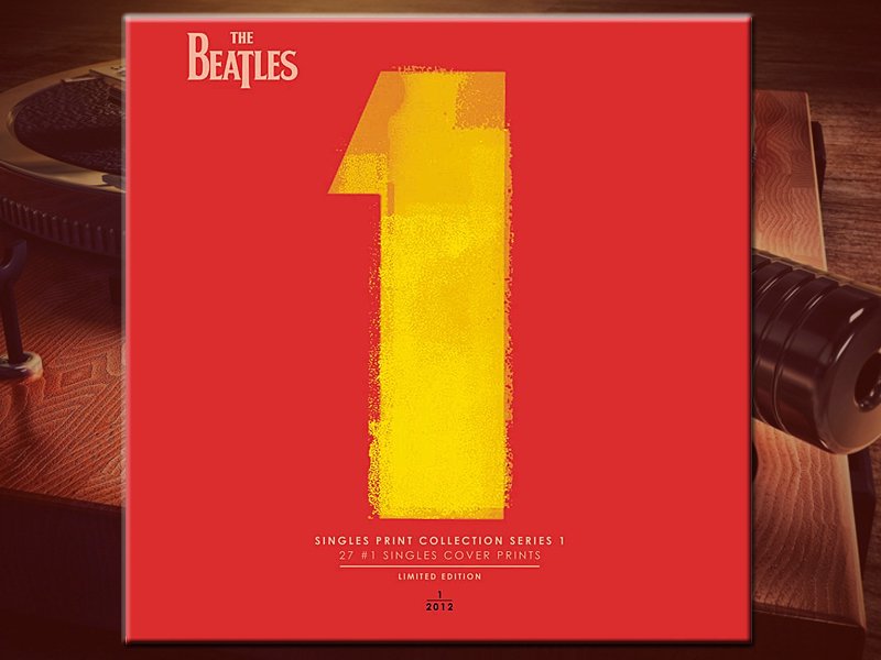 ビートルズThe BEATLES ベストアルバム「1」シングルカバーアートポスターコレクション - BANDIT- Selected Toys