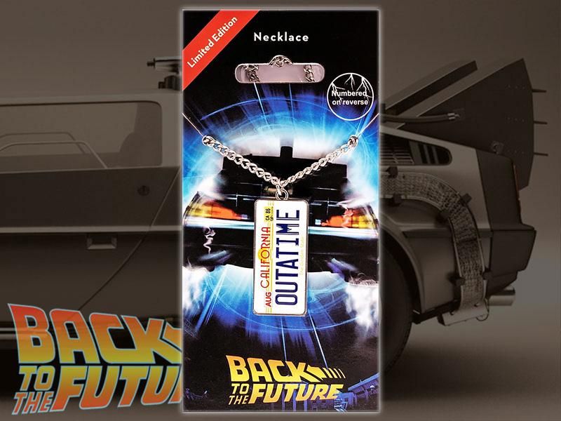 バックトゥーザフューチャーback To The Future デロリアン ナンバープレートネックレス Bandit Selected Toys