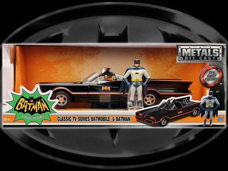 バットマンBATMAN 1/24スケール ダイキャスト・バットモービル