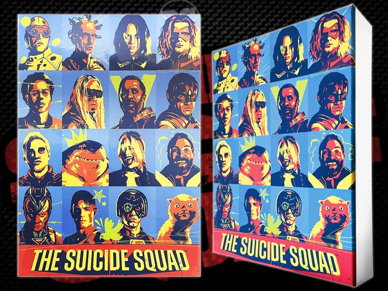 ザ・スーサイド・スクワッド “極”悪党、集結The Suicide Squad キャンバスアートパネル - BANDIT- Selected Toys