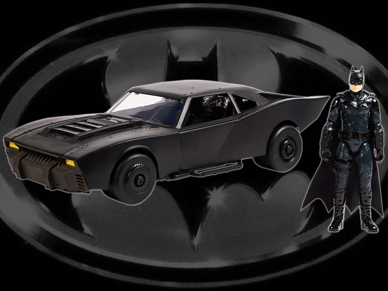 バットマンTHE BATMAN スピンマスター・12インチバットマン＆バット