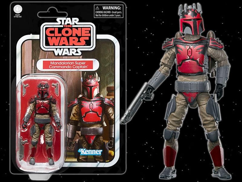 スターウォーズSTAR WARS ベーシックフィギュア ヴィンテージコレクション マンダロリアン・スーパー・コマンドー・キャプテン - BANDIT-  Selected Toys