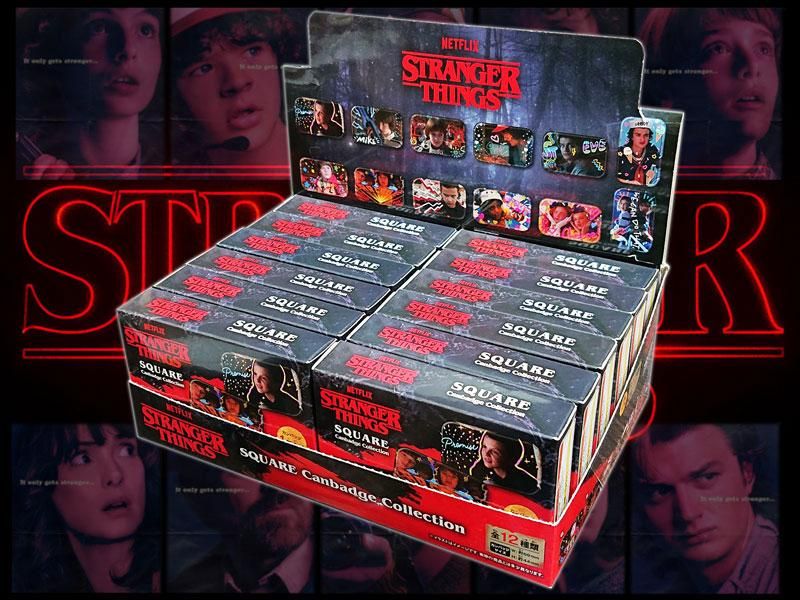 ストレンジャー・シングス 未知の世界Stranger Things スクエアカンバッジコレクション - BANDIT- Selected Toys