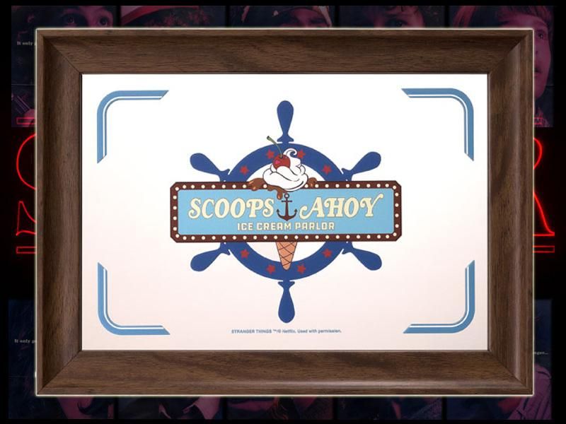 タイムストレンジャー　シリアルNo.付き　オリジナルパブミラー　未開封品 ストレンジャー・シングス 未知の世界Stranger Things パブミラー