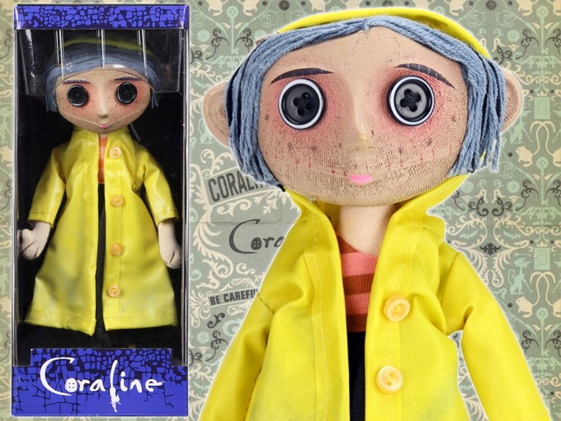 コララインとボタンの魔女Coraline NECA10インチレプリカドール/コララインリトルミー・リニューアルパッケージ版 - BANDIT-  Selected Toys