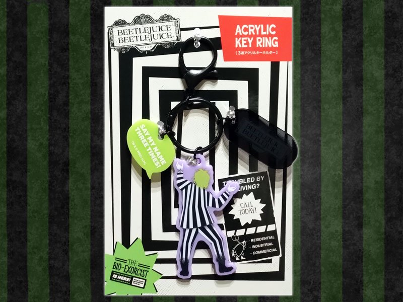 ビートルジュース ビートルジュースBEETLEJUICE BEETLEJUICE/3連アクリルキーホルダー - BANDIT- Selected  Toys