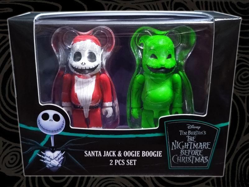 ナイトメアービフォアクリスマス 100％ベアブリック2パック/サンタ