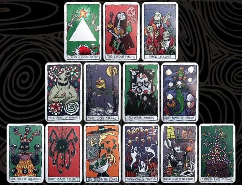 ディズニー ナイトメアビフォアクリスマス タロット US - 洋書