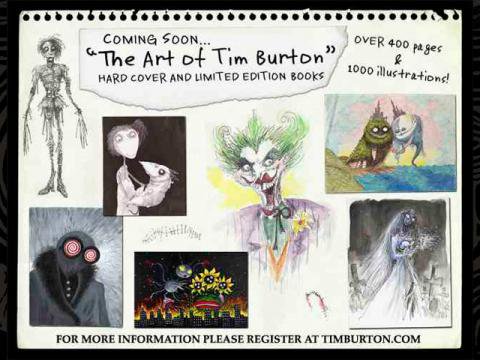 ティムバートン画集スタンダードエディション The Art Of Tim Burton Standard Edition 代引不可 Bandit Selected Toys