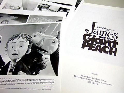 ジャイアントピーチJames and The Giant Peach/プレスキット - BANDIT- Selected Toys