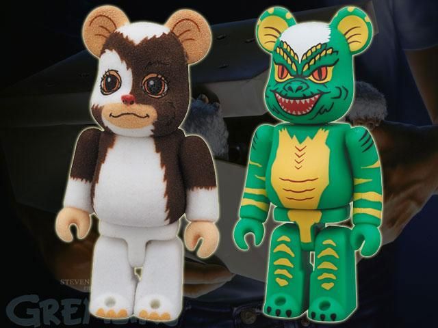 グレムリンgremlins メディコムトイベアブリック２パック ギズモ ストライプ Bandit Selected Toys