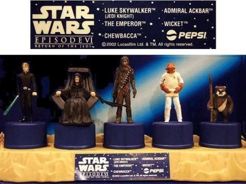 フィギュアスター・ウォーズ クラシックボトルキャップセット