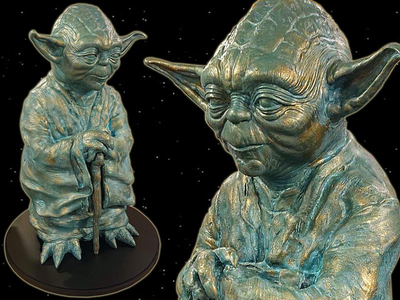 スターウォーズ STAR WARS 1/1スケール ライフサイズ・ヨーダ ブロンズカラーVer. LIFE SIZE YODA - BANDIT-  Selected Toys