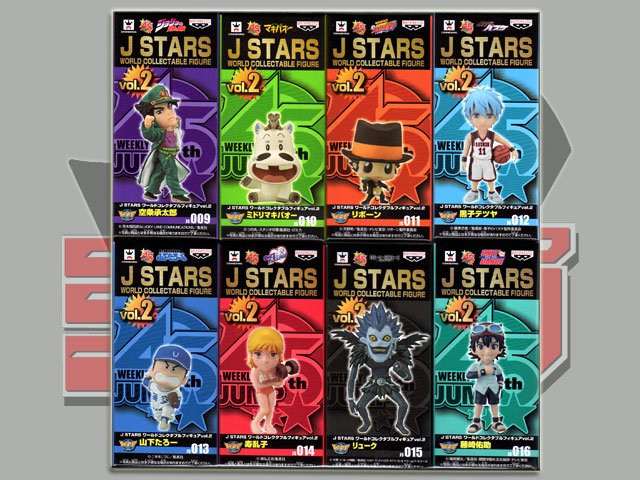 週刊少年ジャンプ創刊45周年記念バンダイワールドコレクタブルフィギュアJ STARSシリーズ2コンプリート - BANDIT- Selected  Toys